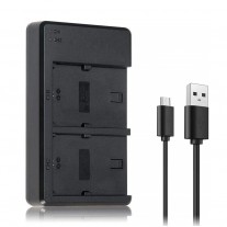 External USB Dual Charger for Canon Camera LP-E8 Battery