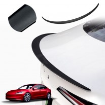 Matt Black Spoiler forTesla Model 3 Highland 2023-Onwards Rear Trunk Wing Lip Tail Performance Style