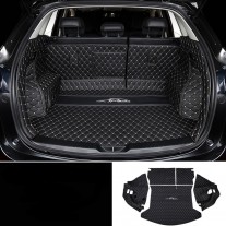 Mazda CX-5 CX5 2017-2025 Premium PU Leather Custom Made Waterproof Boot Liner Cargo Mat Cover Back Seat Protector Kick Mats