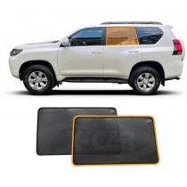Car Window Sun Blind for Toyota Prado 150 Series 2009-2024 Sun Shade Mesh for Rear Window