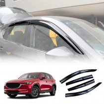 Weathershields for Mazda CX5 CX-5 2017-2025 Car Weather Shields Wind Deflectors Window Sun Visor 4-Piece Set