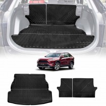 Boot Liner Back Seat Protector Combo for Toyota RAV4 Rav 4 XA50 2019-2025 Heavy Duty Car Seats Kick Mats Cover
