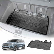 Boot Liner for Kia Carnival 2014-Onwards Heavy Duty Cargo Trunk Mat with Third Row Seats Upright