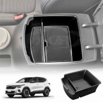 Centre Console Armrest Organizer Tray for Kia Seltos 2019-Onwards Storage Box Accessories