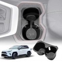 Centre Console Rubber Cup Holder Insert for Toyota RAV4 2019-2025 RAV 4 Accessories
