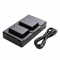 2x Replacement Battery + USB Dual Charger for Sony NP-FW50 Camera