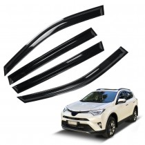 Weathershields for Toyota Rav4 Rav 4 2013-2018 Car Weather Shields Wind Deflectors Window Sun Visor 4-Piece Set