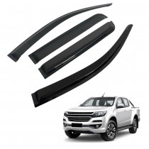Weathershields for Holden Colorado RG 2012-2020 Car Weather Shields Wind Deflectors Window Sun Visor 4-Piece Set