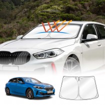 WindScreen Sun Shade for BMW 1 Series F40 2019-2024 Blocks UV Rays Foldable Custom Wind Screen Sun Visor Protector