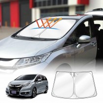 WindScreen Sun Shade for Honda Odyssey 2014-2024 Blocks UV Rays Foldable Custom Wind Screen Sun Visor Protector