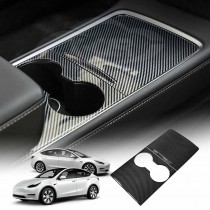Tesla Model 3 2021-2023 and Model Y 2021-2025 Carbon Fiber Style Centre Console Panel Car Accessories