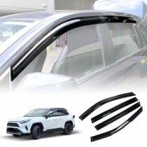 Weathershields for Toyota Rav4 RAV 4 2019-2025 Car Weather Shields Wind Deflectors Window Sun Visor 4-Piece Set