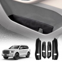Premium PU leather Car Door Side Storage Box Tray for GWM Tank 500 Tank500 2024-Onwards Organizer Accessories Front and Rear Row Set of 4