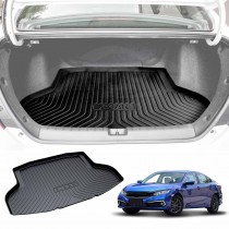Boot Liner for Honda Civic Sedan 2016-2021 All Weather Heavy Duty Waterproof Cargo Trunk Mat Luggage Tray