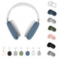 Silicone Case Compatible with Apple AirPods Max Headphone Shockproof Protector Anti-slip Shatter-Resistant Protective Frame Full Cover