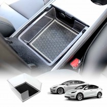 Premium Centre Console Organizer Tray for Tesla Model 3 2017-2023 and Model Y 2021-2025 Armrest Organizer Tray Storage Box
