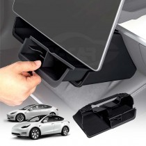 Tesla Model 3 2017-2023 and Model Y 2021-2025 Center Console Organizer Under Screen Storage Box Tray - Large
