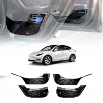 Anti Kick Protection For Tesla Model Y 2022-2025 Steel Car Door Protective Side Edge Protector Cover Panel Guard