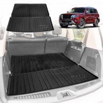 Boot Liner for Nissan Patrol 2012-2024 Y62 Series Heavy Duty Cargo Trunk Cover Mat Luggage Tray