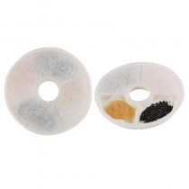 5 Packs Replacement Triple Action Water Filter for Catit Senses 2.0 Flower/Fresh & Clear/Design Senses Fountain