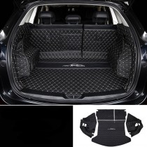 Mazda CX-5 CX5 2017-2025 Premium PU Leather Custom Made Waterproof Boot Liner Cargo Mat Cover Back Seat Protector Kick Mats