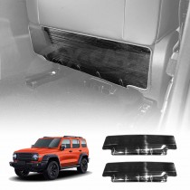 Stainless Steel Anti-Kick Plate Cover Trim for GWM Tank 300 Tank300 2023-Onwards Back Seat Anti-Dirty Protector Panel Pad Set of 2