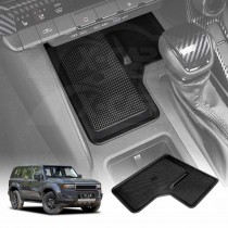 Wireless Charging Mat for Toyota Prado 250 Series 2024-Onwards Center Console Non-Slip Silicone Protective Pad Interior Accessories