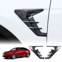Tesla Model 3 2017-2023 and Model Y 2021-2025 Side Camera Indicator Protection Cover Carbon Fibre Style Trim Decoration Modification Accessories