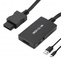 Wii to HDMI Converter Adapter 1080p 720p Output Video with 3.5mm Audio Jack 