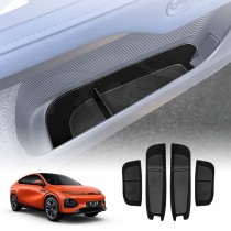 Car Door Side Storage Box Tray for Xpeng G6 2024-Onwards Organizer Accessories Front and Rear Row Set of 4