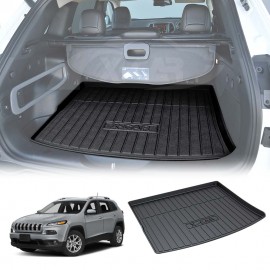 Boot Liner for Jeep Cherokee 2014-2022 All Weather Heavy Duty Cargo Trunk Mat Luggage Tray