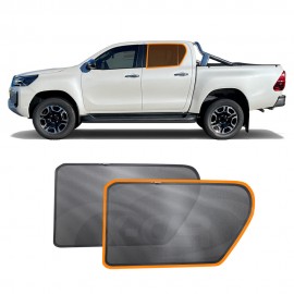 Rear Window Sun Shade for Toyota Hilux SR5 Double Cab 2015-2025 Car Sun Blind Mesh