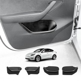 Tesla Model Y 2022-2025 Car Door Side Fully Cover Protector Storage Box Tray Organizer Accessories Front and Rear Row Set of 4