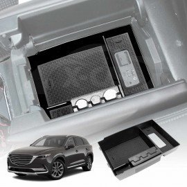 Centre Console Armrest Organizer Tray for Mazda CX-9 CX9 2016-2024 Storage Box Accessories