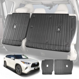 Back Seat Protector for Toyota Kluger 2021-Onwards Heavy Duty Car Seats Kick Mats Cover