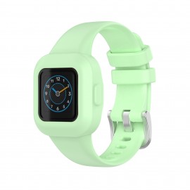 Light Green Replacement Silicone Wristband Water Resistant Straps for Garmin Fit JR.3/Garmin Vivo Fit JR.3 Fitness Tracker for Kids