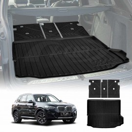 Boot Liner Back Seat Protector Combo for BMW X3 M G01 F97 2017-2024 Heavy Duty Car Seats Kick Mats Cover