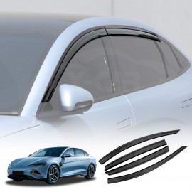 Weathershields for BYD Seal 2023-Onwards Car Weather Shields Wind Deflectors Window Sun Visor 4 Pcs Extreme Dark
