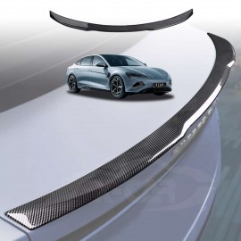 Sporty Carbon Fiber Style Spoiler for BYD Seal 2023-Onwards Rear Trunk Wing Lip Tail Performance Upgrade
