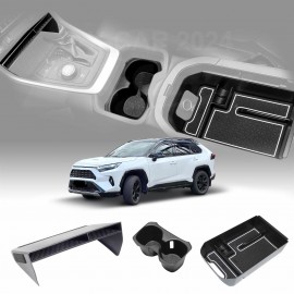 Centre Console Armrest Organizers Set for Toyota RAV4 2019-2025 Storage Box Tray Accessories