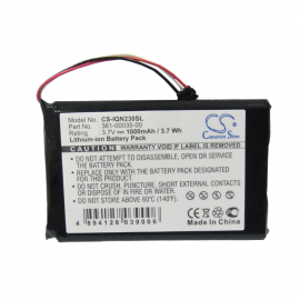 Replacement Battery for Garmin Approach G6 Golf GPS Navigation
