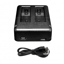 USB Dual Power Charger for GoPro Hero 4 Camera Battery