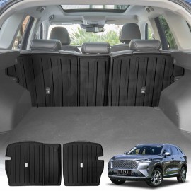 Back Seat Protector for GWM Haval H6/H6 GT 2021-Onwards All Weather Heavy Duty Car Seats Kick Mats Cover
