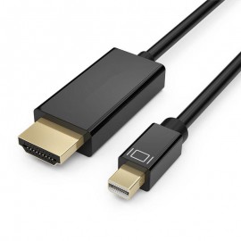 Black Mini DisplayPort DP to HDMI Cable Display Port For Microsoft Surface Pro/Macbook Pro/Macbook Air