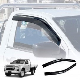 Weathershields for Isuzu DMAX D-MAX Single Cab 2020-Onwards Car Weather Shields Wind Deflectors Window Sun Visor