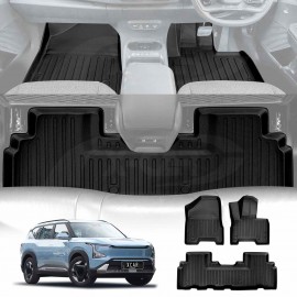 3D Floor Mats for Kia EV5 2024-Onwards Heavy Duty All Weather Car Mats Carpet Liner Set