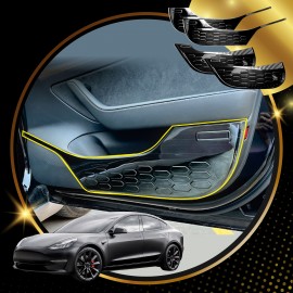 Anti Kick Protection For Tesla Model 3 2017-2022 Steel Car Door Protective Side Edge Protector Cover Panel Guard