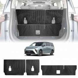 Boot Liner Back Seat Protector for LDV MIFA 9 MIFA9 2022-2025 All Weather Heavy Duty Cargo Car Trunk Kick Mats