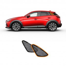 Port Window Sun Shade for Mazda CX-3 CX3 2015-Onwards Car Sun Blind Mesh Third Row Window