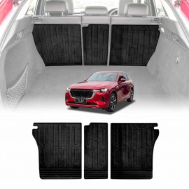 Back Seat Protector for Mazda CX-60 CX60 2023-Onwards All Weather Heavy Duty Car Seat Kick Mats Cover
